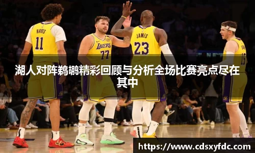 湖人对阵鹈鹕精彩回顾与分析全场比赛亮点尽在其中